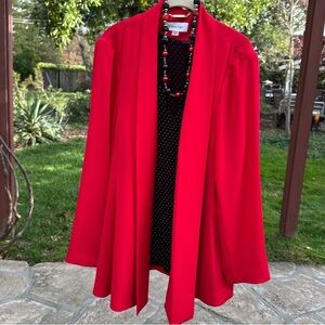 Calvin Klein Vibrant Red Women's Blazer